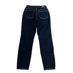 Judy Blue Mom Jeans Women’s Size 0/24 Dark Wash High Rise Tapered Denim Stretch